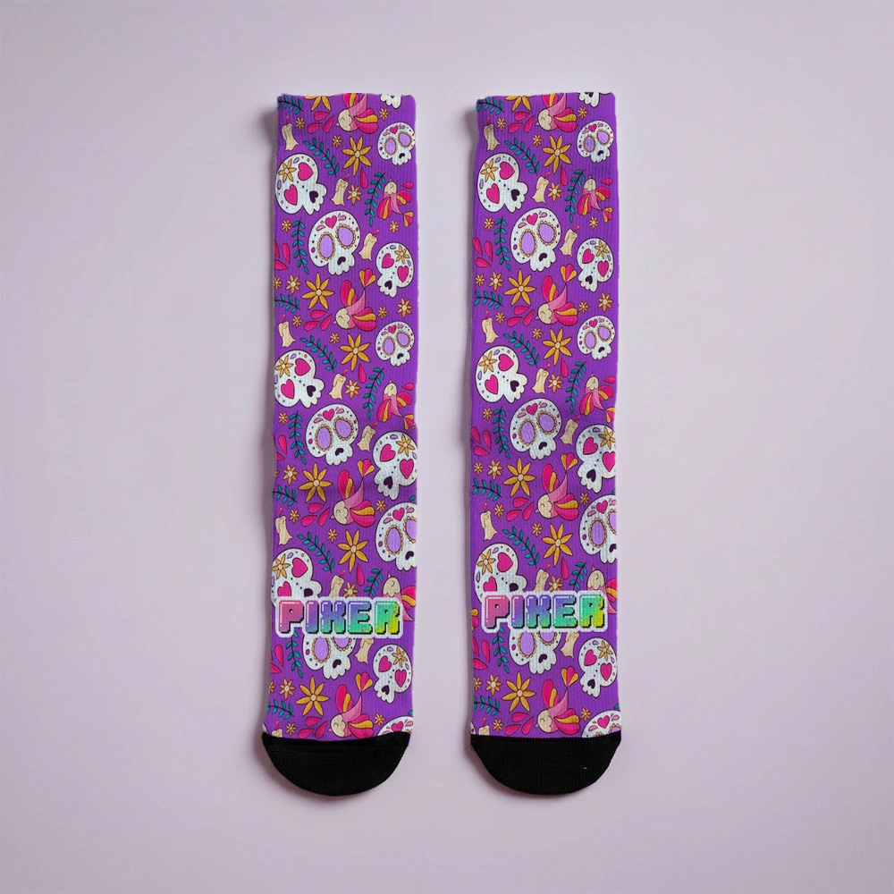 Calavera Bloom Morado